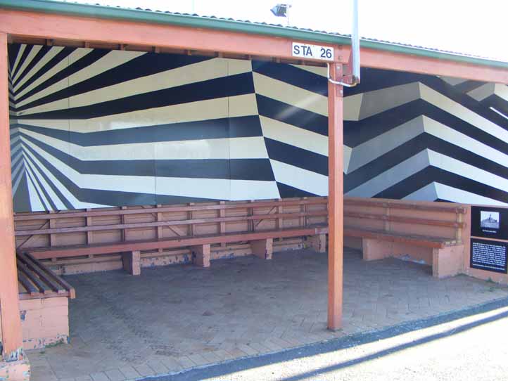 La Perouse Razzle Dazzle Bus Shelter